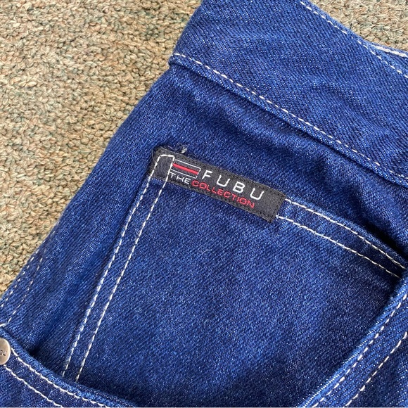 fubu the collection y2k baggy carpenter jeans 32x34  Vtg Hip Hop 2000s W/tag - Picture 2 of 11
